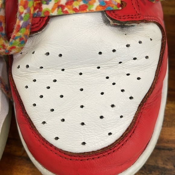 Nike Dunk Low men’s 9.5 QS LeBron James Fruity Pebbles Sneakers DH8009-600 - Picture 16 of 17